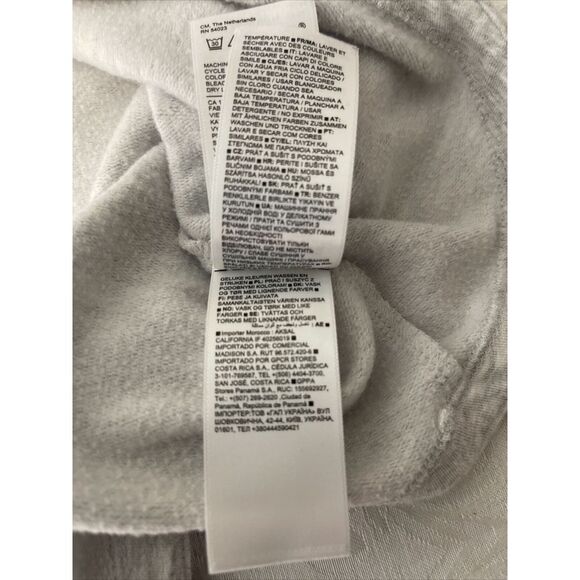 Athleta Light Grey Heather Purana Wrap Hoodie Sweatshirt Women M Yoga Gorpcore - Picture 12 of 14